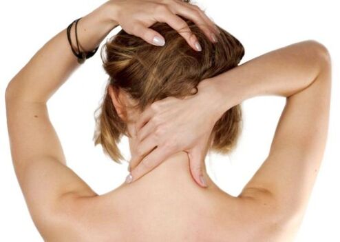 neck self-massage in osteochondrosis