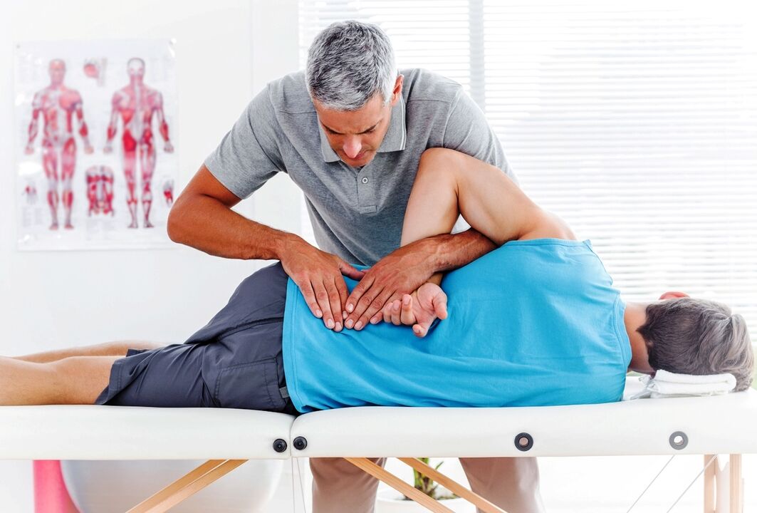 Hand therapy for removing lower back pain